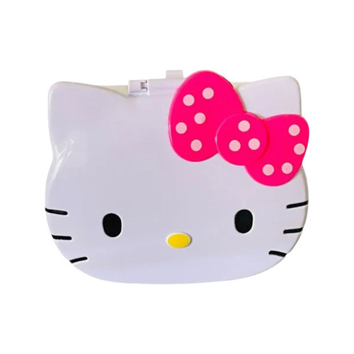 جعبه لوازم Hello Kitty با آینه تصویر از آینه