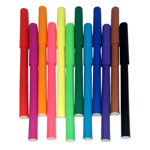 ماژیک رنگ آمیزی قابل شستشو 12 رنگ تمام رنگ ماژیک ها