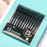 روان نویس 12 رنگ مون لایت بدنه مشکی تصویر گالری 1