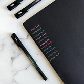 روان نویس 12 رنگ مون لایت بدنه مشکی تصویر کارکرد محصول