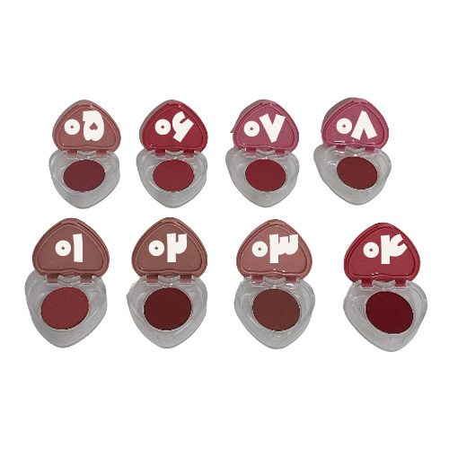 موس لب و گونه طرح قلبی همراه با براش تصویر گالری رنگ ها