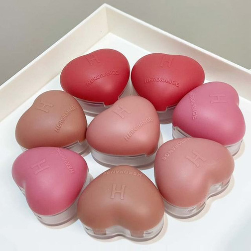 موس لب و گونه طرح قلبی همراه با براش تصویر گالری 1