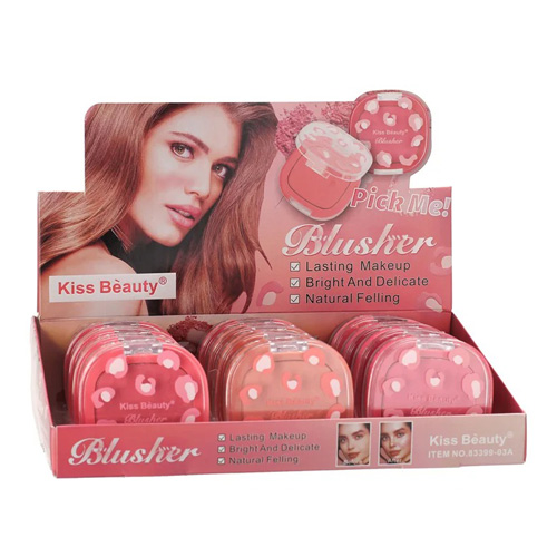 رژگونه پینترستی مدل پودری به همراه پد کیس بیوتی تصویر جعبه