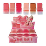 رژ لب و گونه استیکی برند موکالر تصویر جعبه و رنگ ها