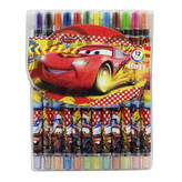 پاستل مدادی 12 رنگ مدل پیچی طرح ماشین ها