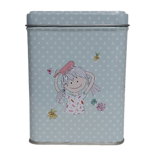 قوطی نگهدارنده فلزی مکعب مستطیل