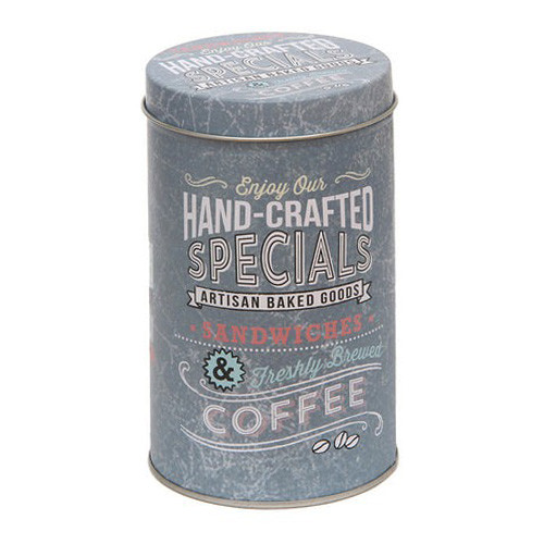 بانکه قهوه فلزی استوانه ای