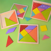 بازی فکری پازلی مدل تانگرام (Tanagram) تصویر گالری