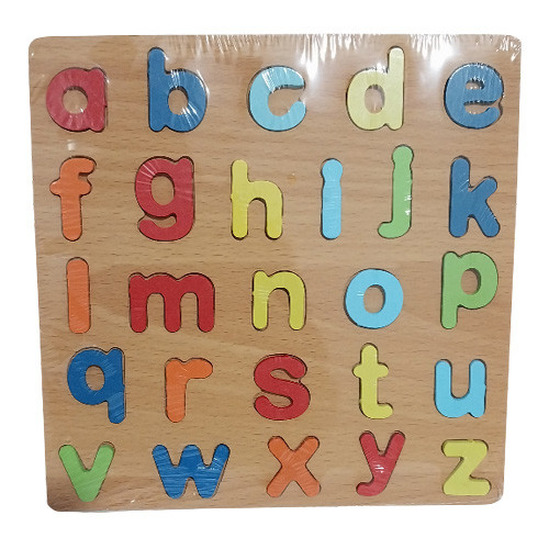 بازی فکری مدل پازل چوبی حروف کوچک انگلیسی