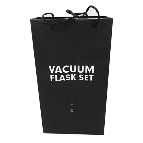 فلاسک استیل 500 میلی مسافرتی به همراه سه لیوان تصویر جعبه