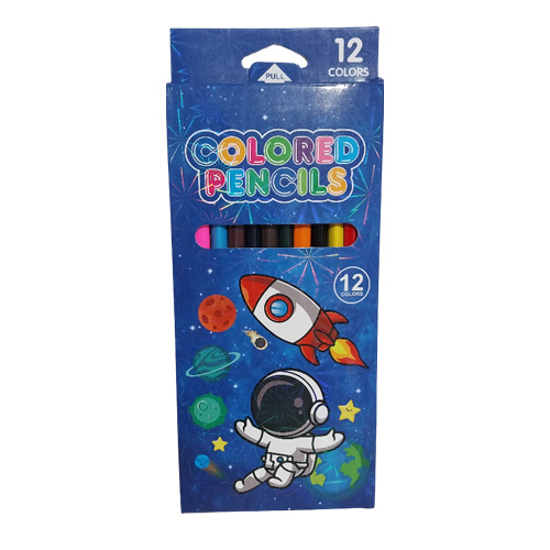 مداد رنگی 12 رنگ جعبه مقوایی