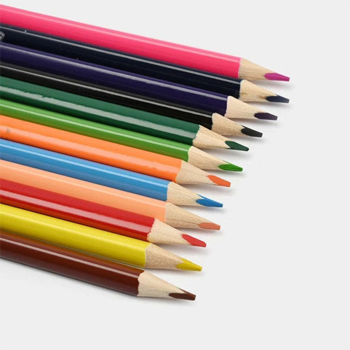 مداد رنگی 12 رنگ برند یالونگ تصویر رنگ های مدادها