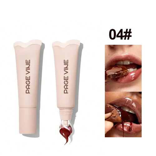 لیپ گلاس آبنباتی مایع برند Page Vine تصویر رنگ شماره 4