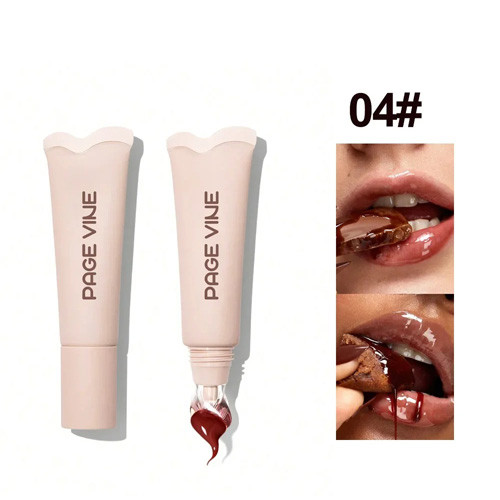 لیپ گلاس آبنباتی مایع برند Page Vine تصویر رنگ شماره 4