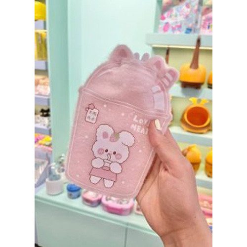 کیسه آب گرم مخملی برای تسکین دردهای عضلانی طرح پاکت آبمیوه اسموتی تصویر گالری