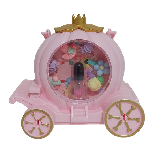 کالسکه اکسسوری آرایشی با رنگ های فانتزی مناسب هدیه رنگ صورتی