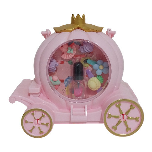 کالسکه اکسسوری آرایشی با رنگ های فانتزی مناسب هدیه رنگ صورتی