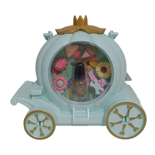 کالسکه اکسسوری آرایشی با رنگ های فانتزی مناسب هدیه رنگ سبز