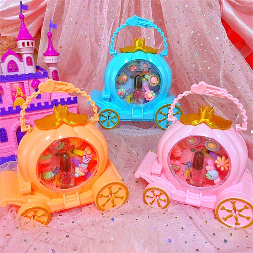 کالسکه اکسسوری آرایشی با رنگ های فانتزی مناسب هدیه تصویر گالری 1