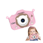 دوربین عکاسی و فیلم برداری دیجیتالی کودکانه تصویر رنگ صورتی