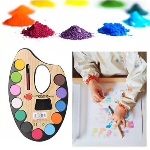 آبرنگ پالت دار 12 رنگ تصویر گالری 1