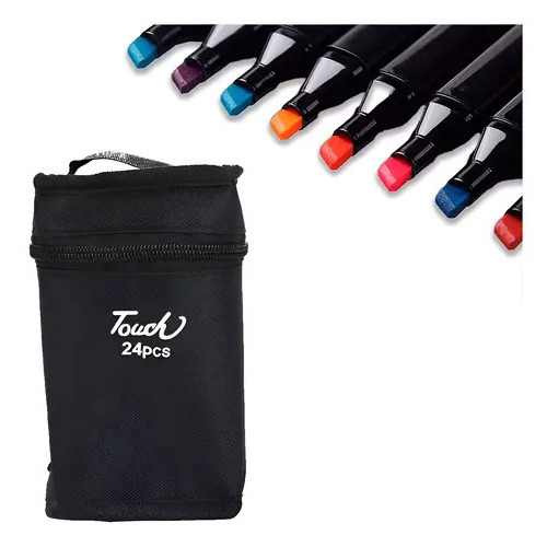 ماژیک دو سر راندو 24 رنگ تصویر محتوای داخل