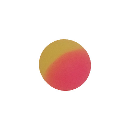 توپ گوشتی گرد دو رنگ مدل شیطونک زرد نارنجی