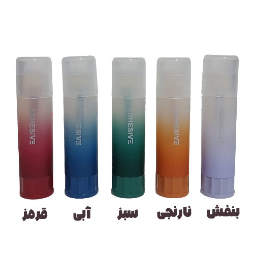 چسب ماتیکی شفاف 15 گرمی برند ADHESIVE تصویر تمام رنگ ها