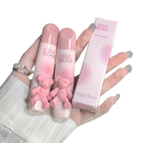 رژلب مایع خرسی پوکه مخملی برند Gege Bear تصویر گالری 1