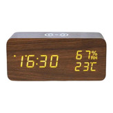 ساعت رومیزی دیجیتال طرح چوب