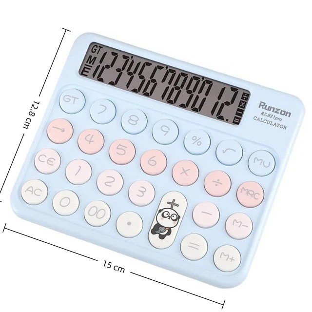 ماشین حساب عروسکی فانتزی Runzon تصویر ابعاد