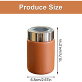 ماگ سفری استیل 316 مدل اسپرسو حجم 280 میلی لیتر تصویر ابعاد