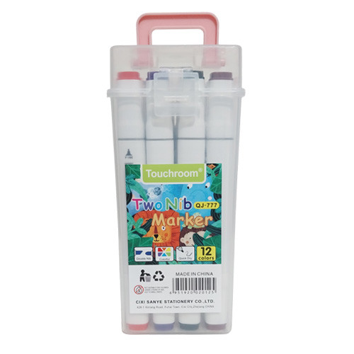 ماژیک طراحی 12 رنگ دو سر برند Touchroom