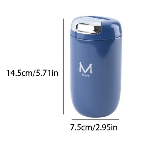 تراول ماگ برند M Enjoy حجم 360 میلی لیتر تصویر ابعاد