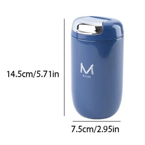 تراول ماگ برند M Enjoy حجم 360 میلی لیتر تصویر ابعاد