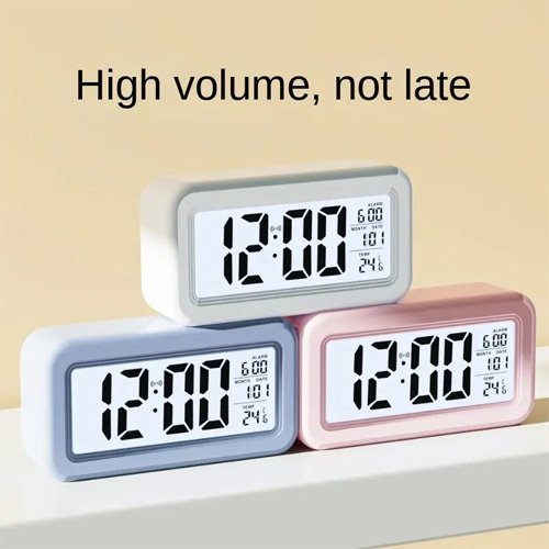 ساعت دیجیتالی LCD آلارم دار تصویر تمام رنگ ها