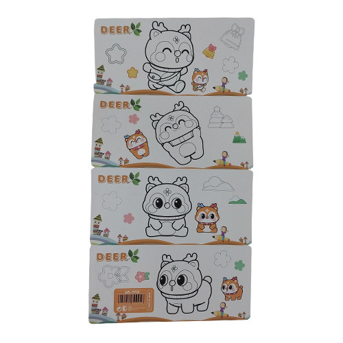 پک رنگ آمیزی 5 عددی تصویر کاغذ رنگ آمیزی