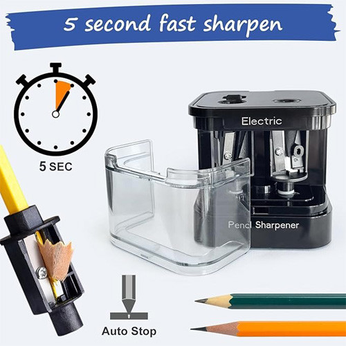 تراش رومیزی دوقلو باتری خور و شارژی تصویر گالری 2