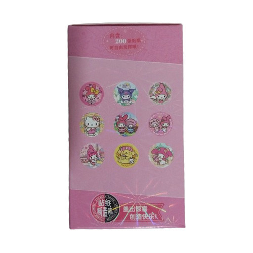 مهر استیکر 200 عددی طرح کرومی طرح 2