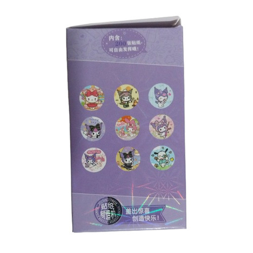 مهر استیکر 200 عددی طرح کرومی طرح 3