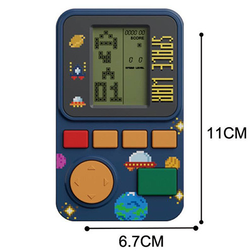 آتاری دستی نوستالژی باتری خور تصویر ابعاد