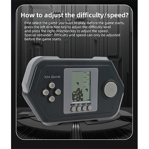 آتاری دستی XM Game باتری خور و قابل حمل تصویر گالری 2