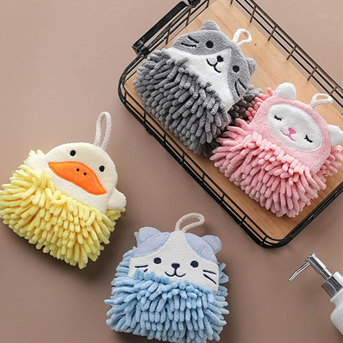 حوله آشپزخانه عروسکی شنیل طرح ماکارونی گالری 1