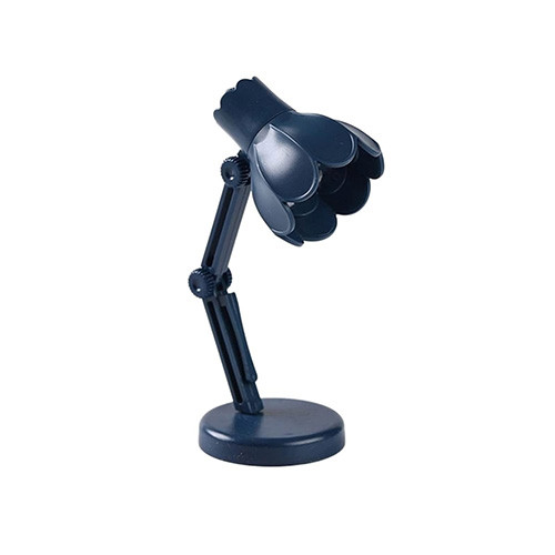 چراغ مطالعه رومیزی مینیمال باتری خور سرمه ای