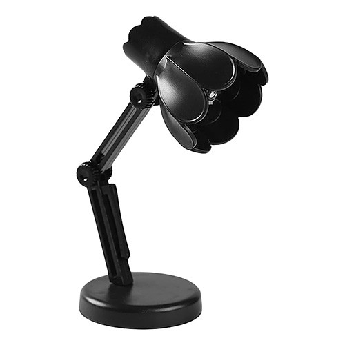 چراغ مطالعه رومیزی مینیمال باتری خور مشکی