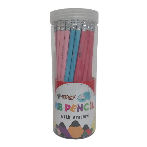 مجموعه 60 تایی مداد سر پاک کن دار برند TipTop اصلی