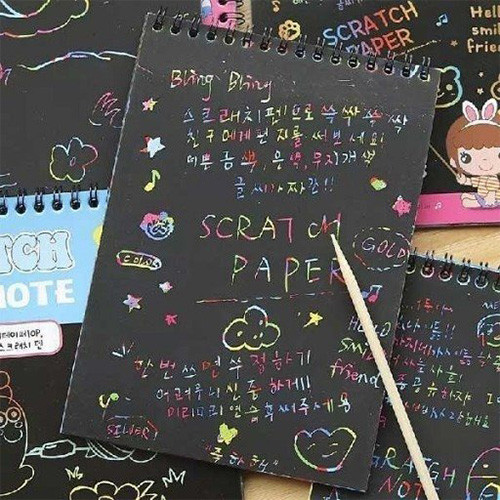 اسکراچ نوت ذغالی به همراه شابلن گالری 3