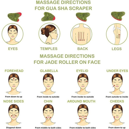 رولر صورت مدل Jade Beauty توضیحات 3