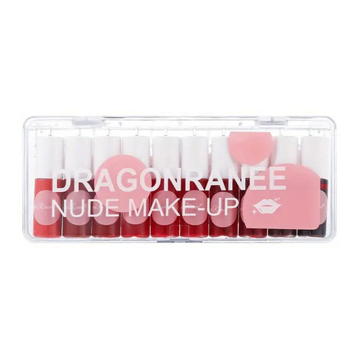 پک تینت لب 10 عددی شفاف DRAGON