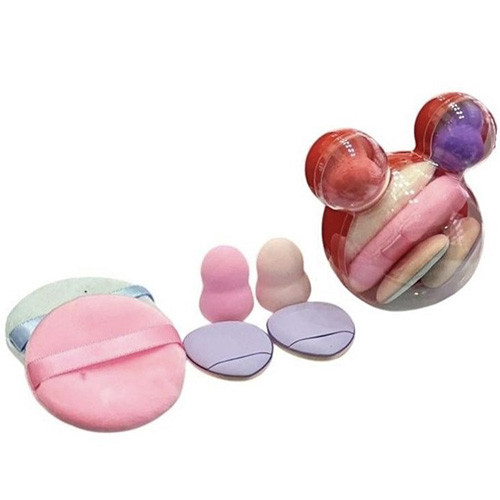 پد آرایشی مدل میکی موس مجموعه 6 عددی اقلام درون و جعبه